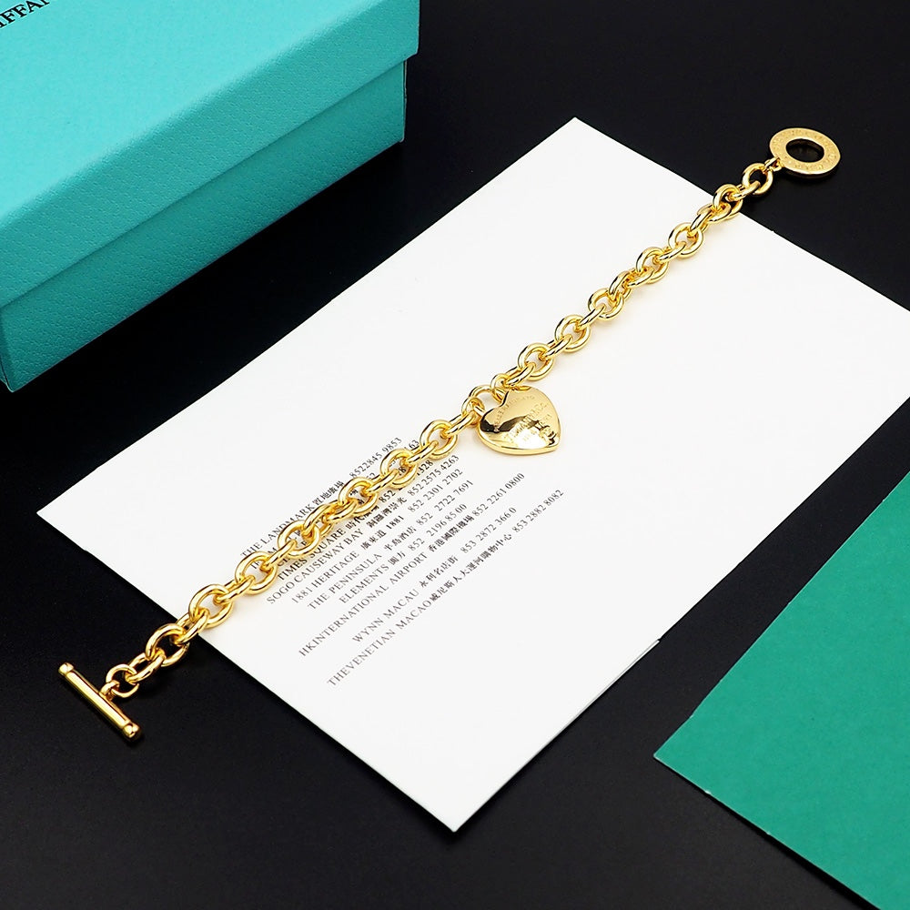 18K Tiffany & Co. Tag Chain Bracelet