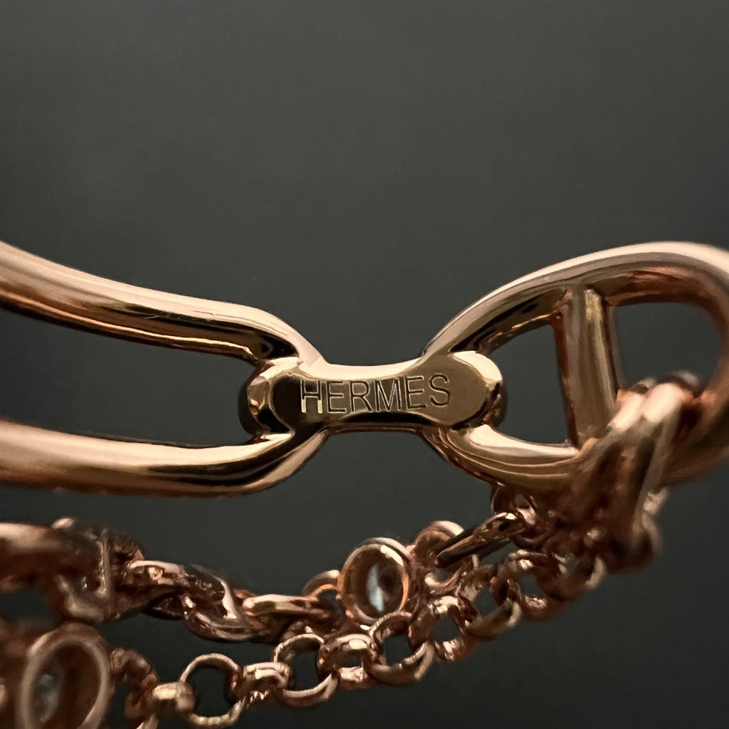 18K Chaine D'Ancre Chaos Hermès Ring