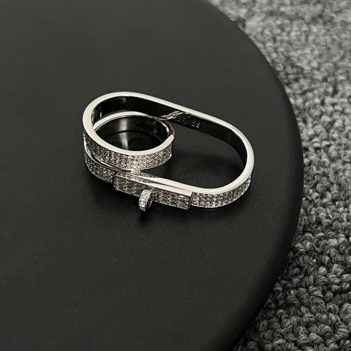 18K Kelly Gavroche Double Hermès Ring