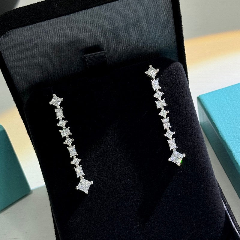 18K Tiffany & Co. Diamond Earrings