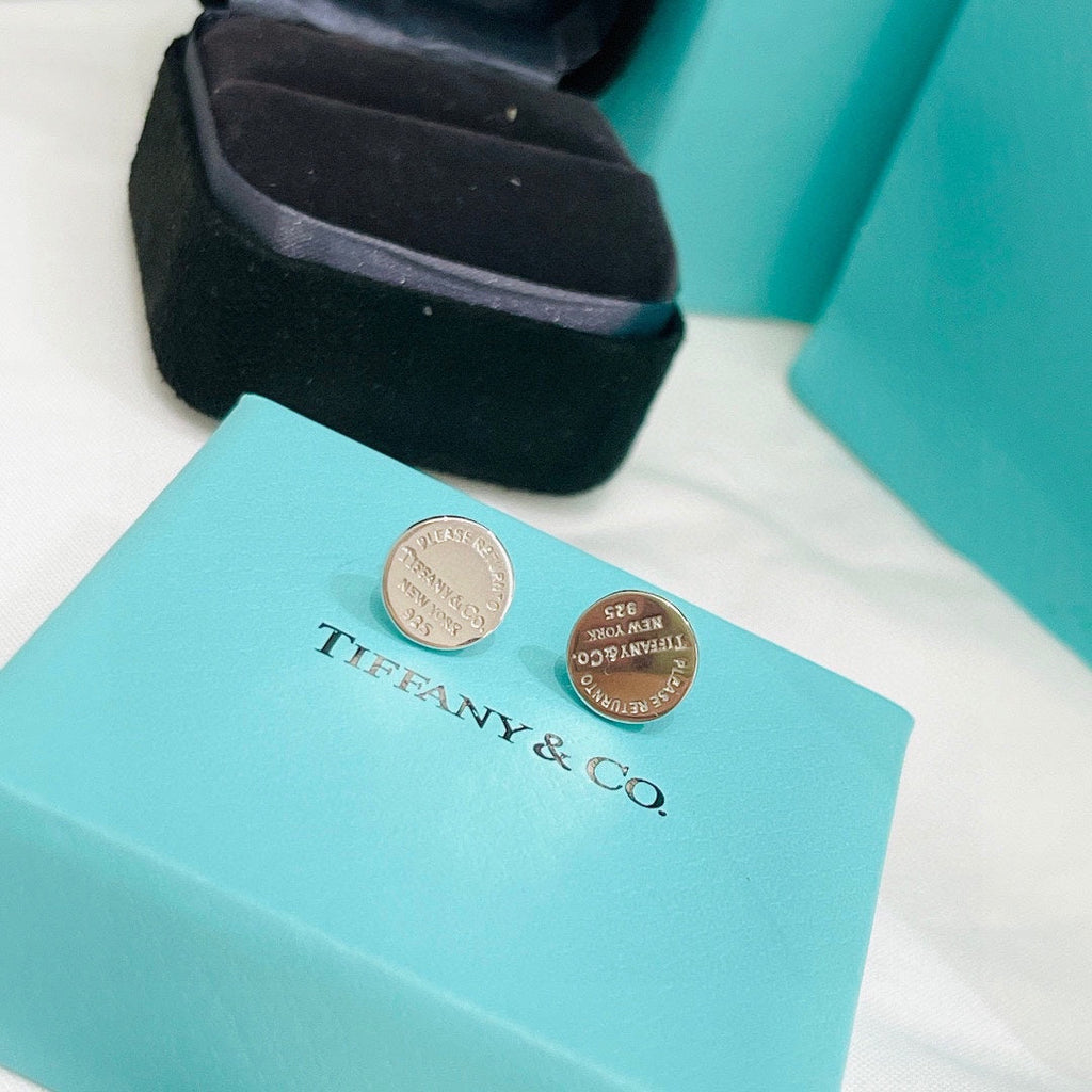 18K Return to Tiffany & Co. Circle Stud Earrings