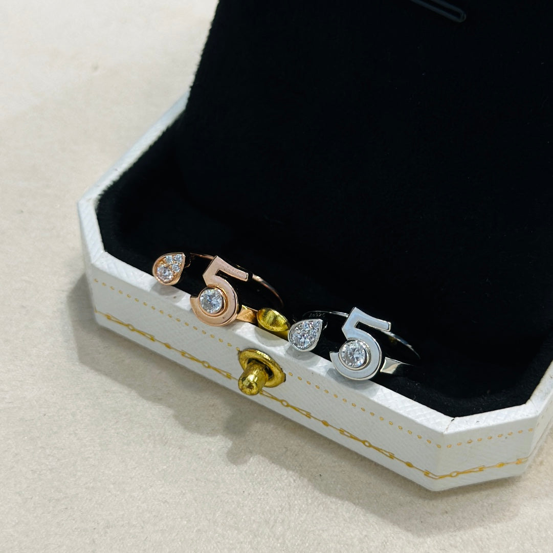 18K Chanel No.5 Ring