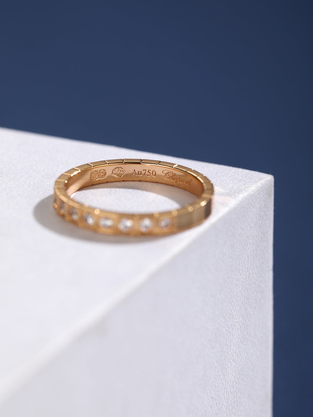 18K Chopard Ice Cube Diamonds Ring
