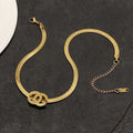 18K Chanel Gold Choker Necklace