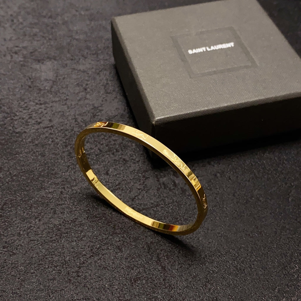 18K Saint Laurent YSL Bracelet