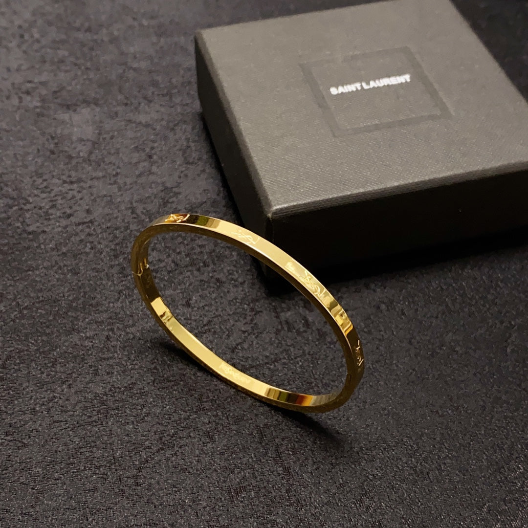 18K Saint Laurent YSL Bracelet