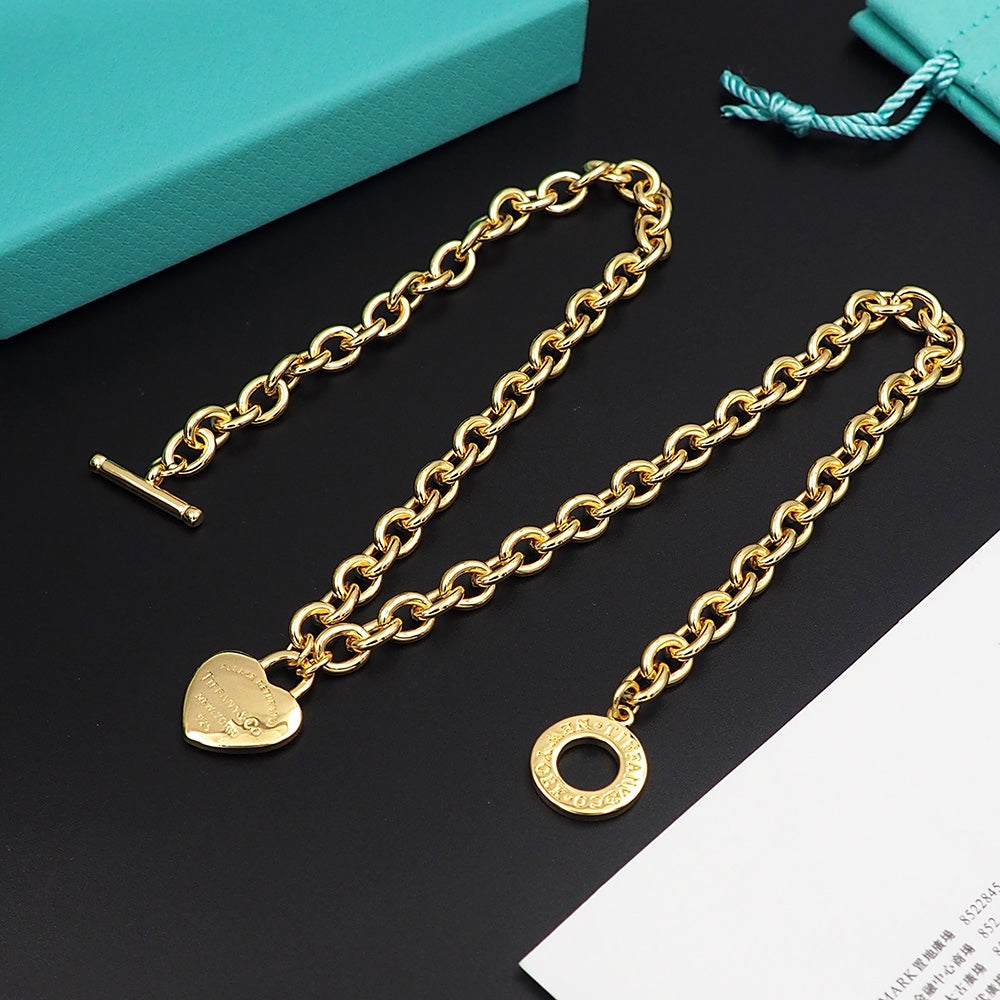 18K Tiffany & Co. Tag Chain Necklace