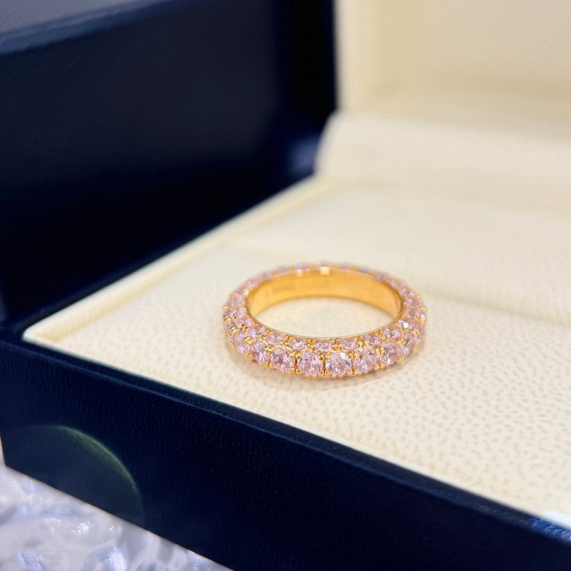 18K Tiffany & Co. Pink Crystal Ring