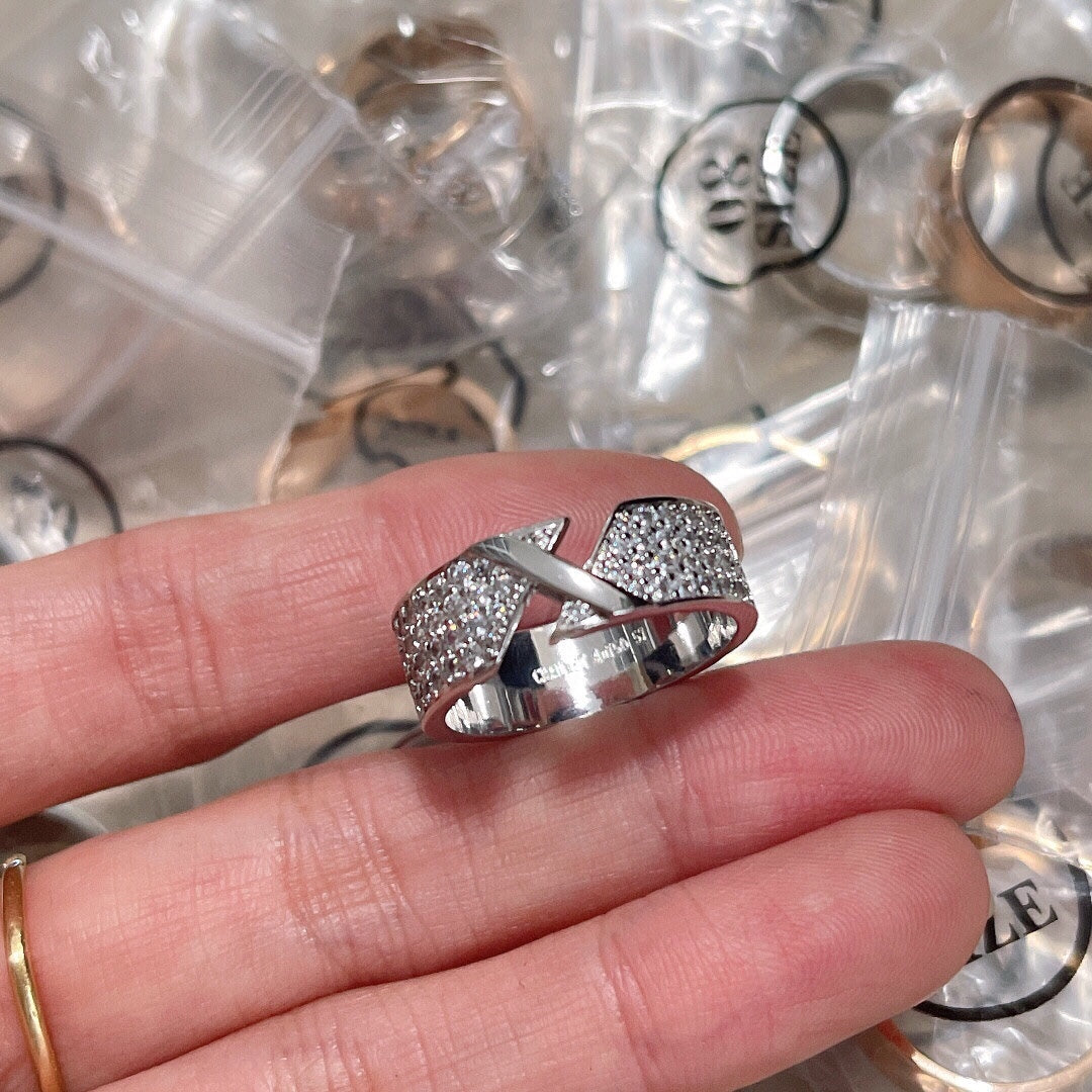 18K Chaumet Liens Diamond Ring