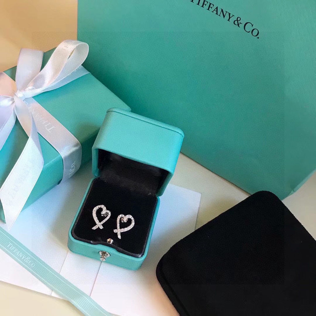 18K Tiffany & Co. Diamond Earrings