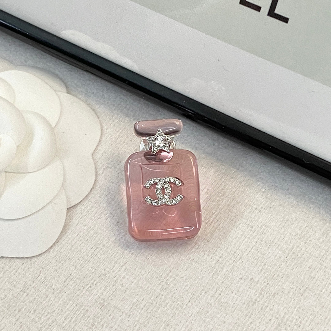 18K Chanel Perfume Color Bottle Brooch