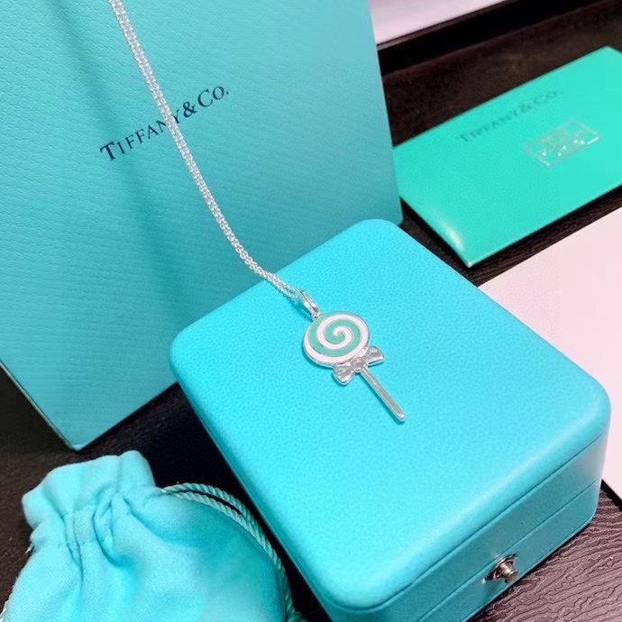 18K Tiffany & Co. Lollipop Charm Chain Necklace