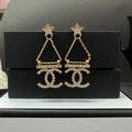 18K Chanel Star Earrings