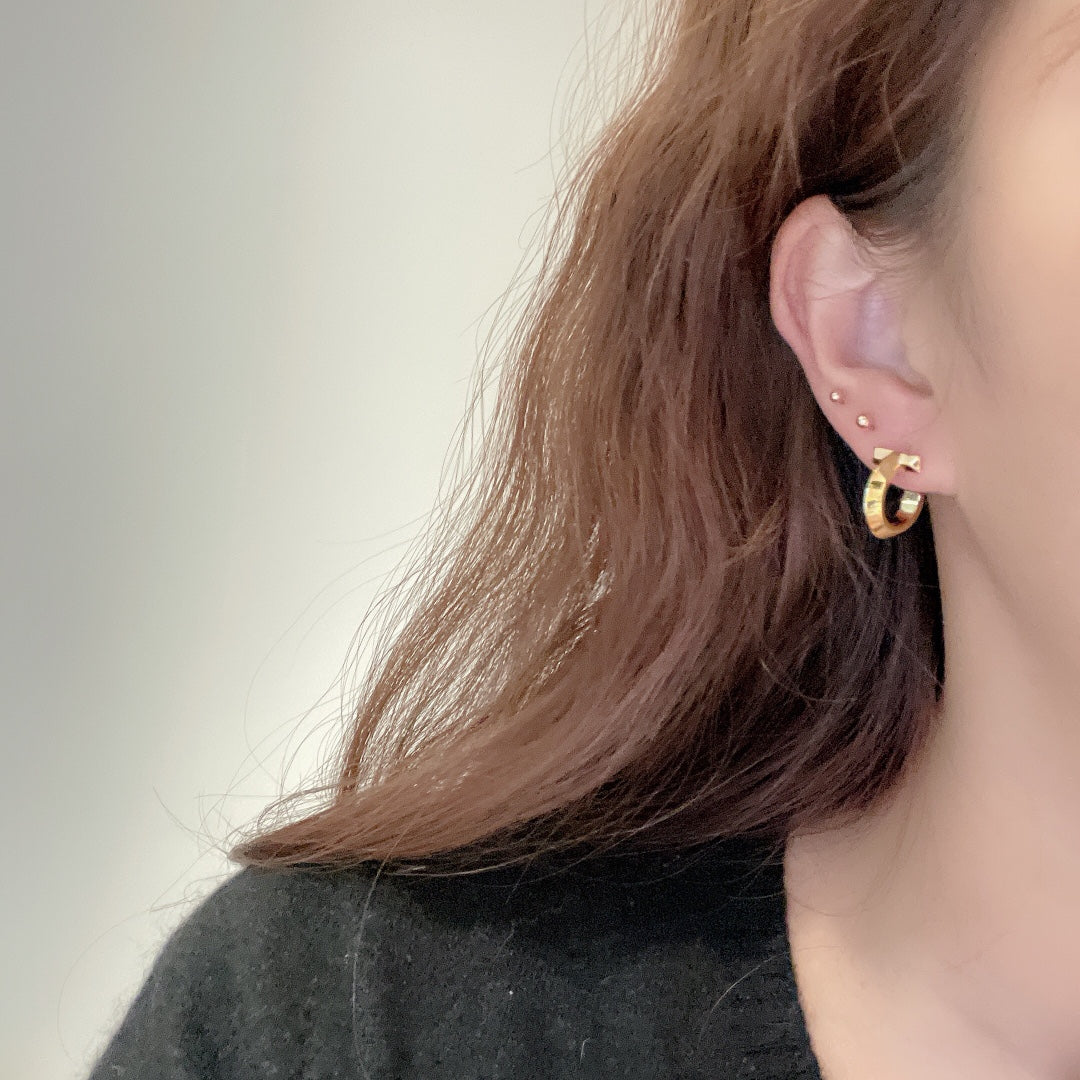 18K Tiffany & Co. Hoop Earrings