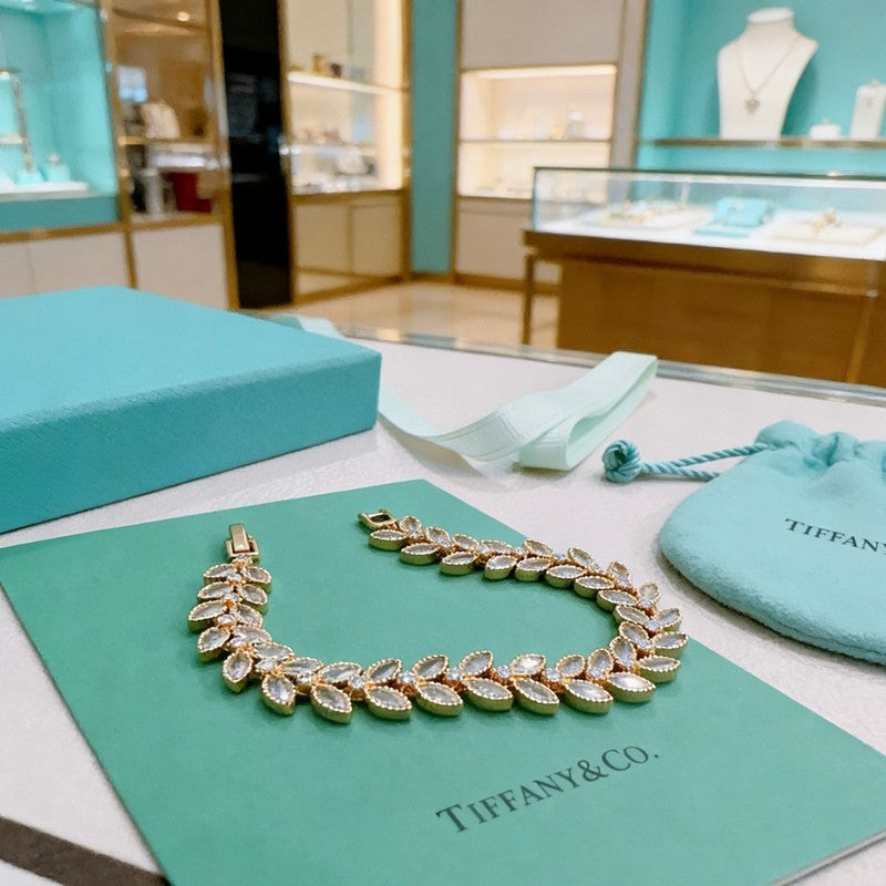 18K Return to Tiffany & Co. Crystal Rose Gold Bracelet