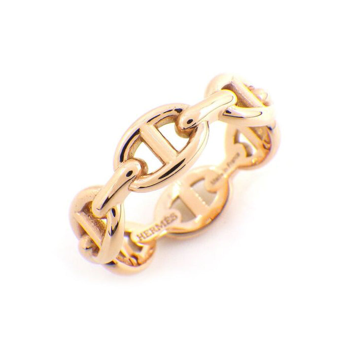 18K Chaine D'Ancre Enchainee Hermès Ring