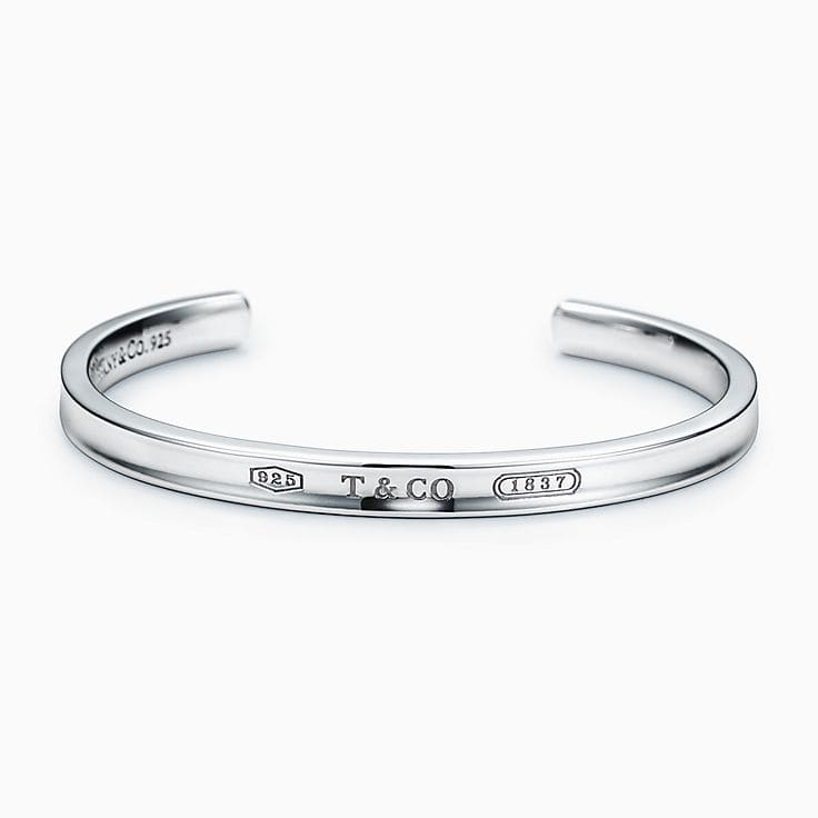 18K Tiffany & Co. 1837 Cuff Bracelet