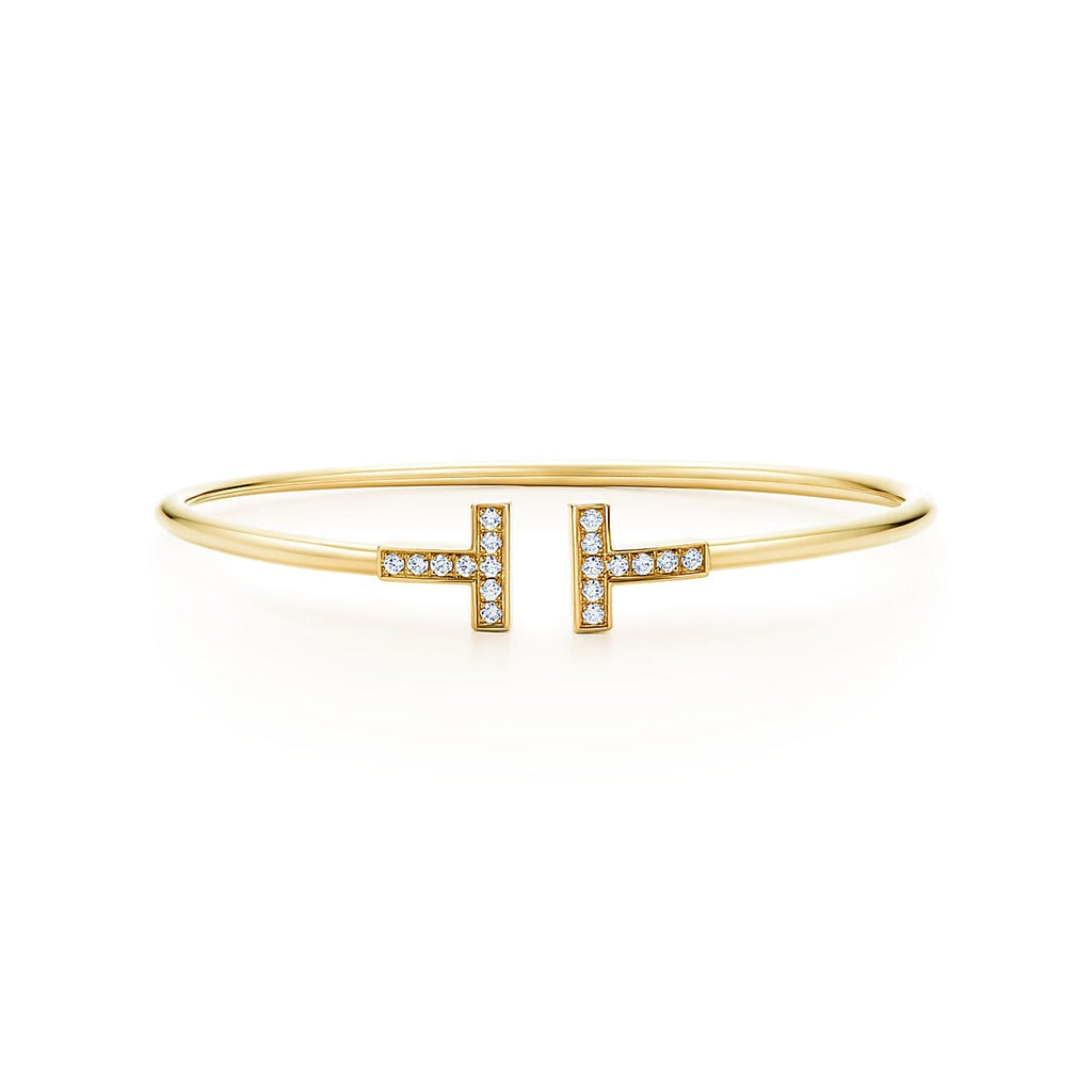 18K Tiffany & Co. Diamond Wire Bracelet