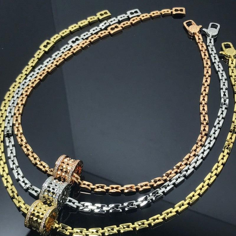 18K BVLGARI B.ZERO1 Chain Link Necklace